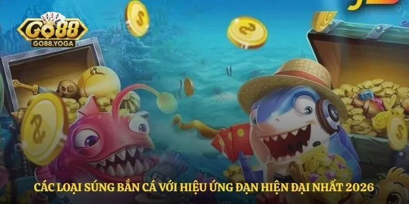Các loại súng bắn cá với hiệu ứng đạn hiện đại nhất 2026